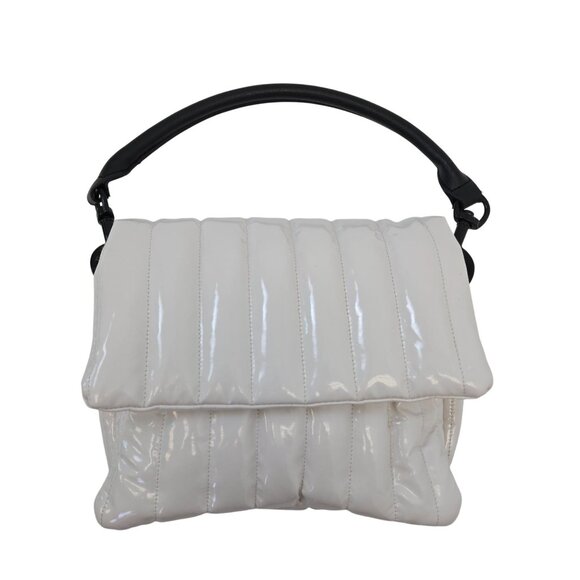 Think Royln White Puffer Bar Handbag - Picture 1 of 12
